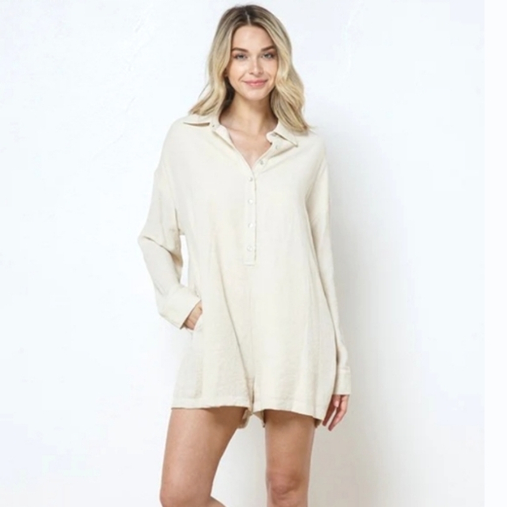 Illa Illa Button-down Romper